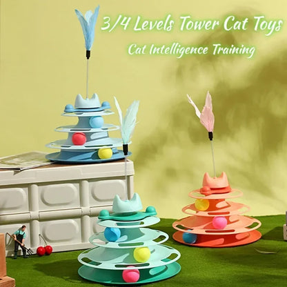 Multi-Level Tower Cat Toy