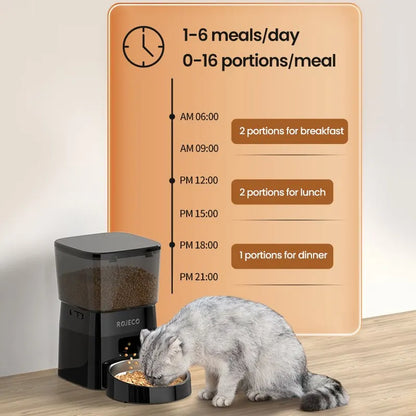 Automatic Pet Feeder – Convenient & Precise Meal Scheduling for Cats & Dogs