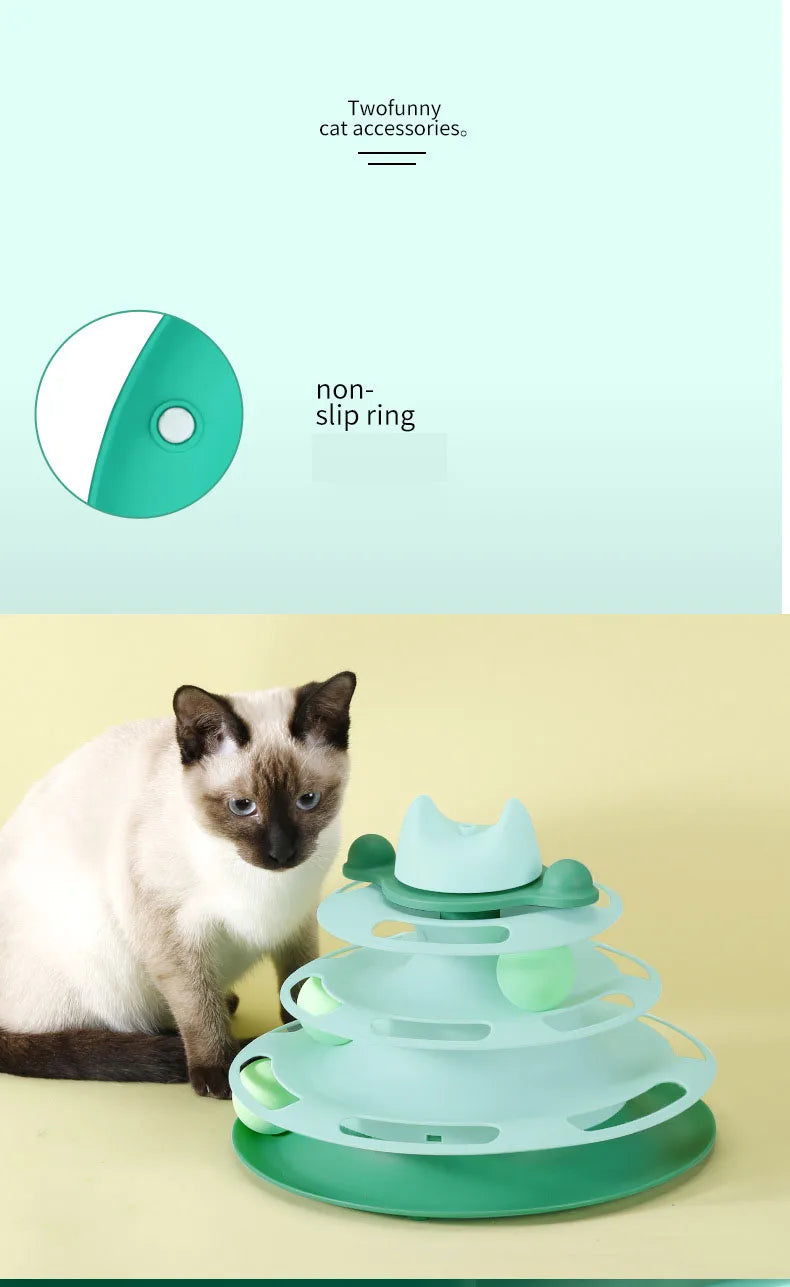 Multi-Level Tower Cat Toy