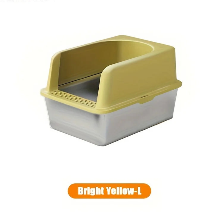 XL Stainless Steel Cat Litter Box – Durable, Hygienic and Odor-Free