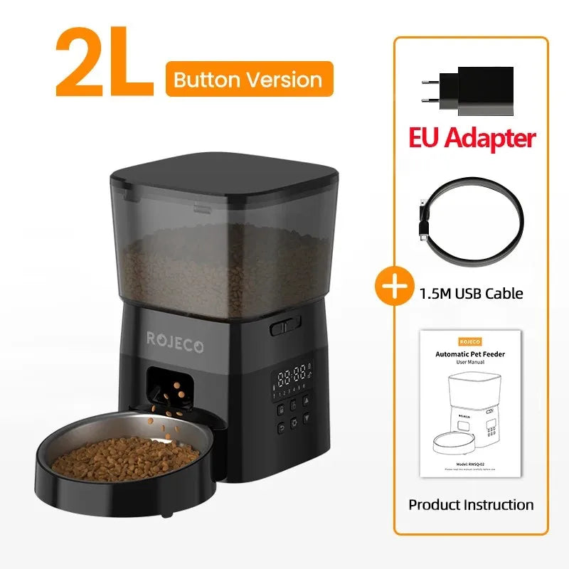 Automatic Pet Feeder – Convenient & Precise Meal Scheduling for Cats & Dogs