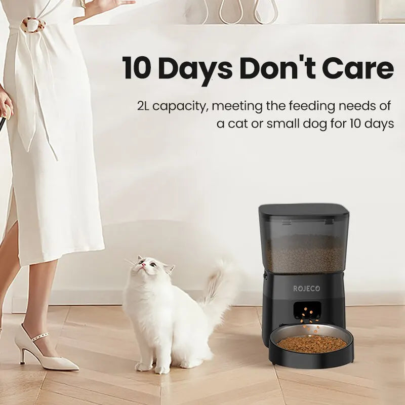 Automatic Pet Feeder – Convenient & Precise Meal Scheduling for Cats & Dogs