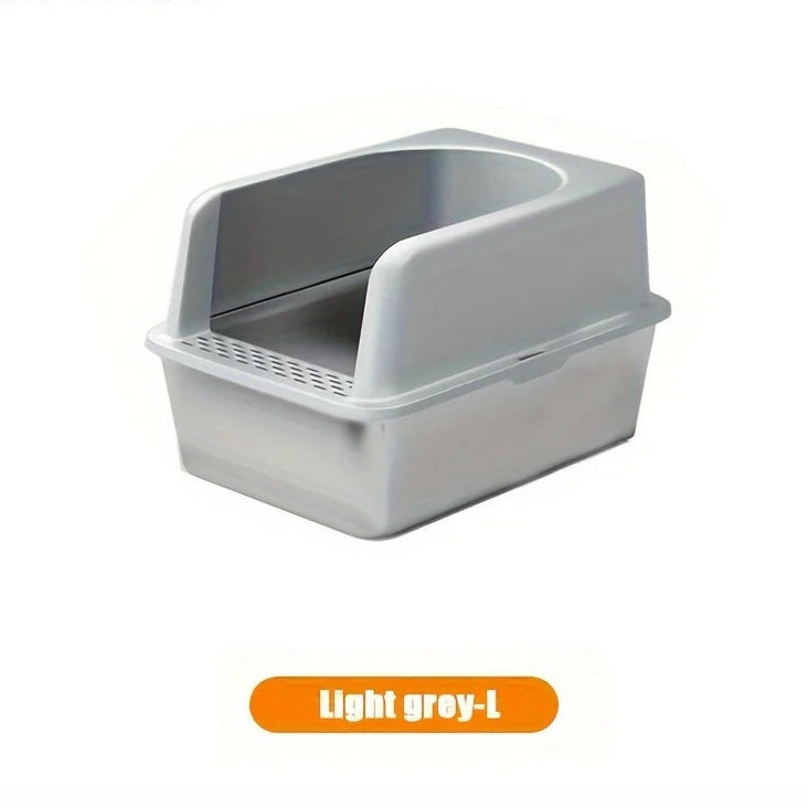 XL Stainless Steel Cat Litter Box – Durable, Hygienic and Odor-Free