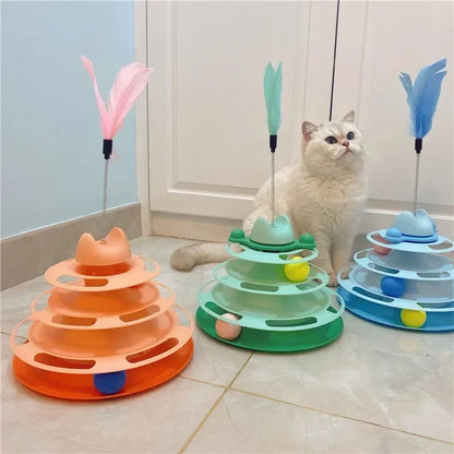 Multi-Level Tower Cat Toy