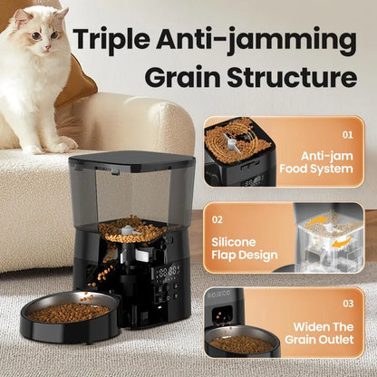 Automatic Pet Feeder – Convenient & Precise Meal Scheduling for Cats & Dogs