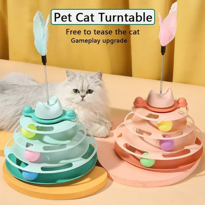 Multi-Level Tower Cat Toy