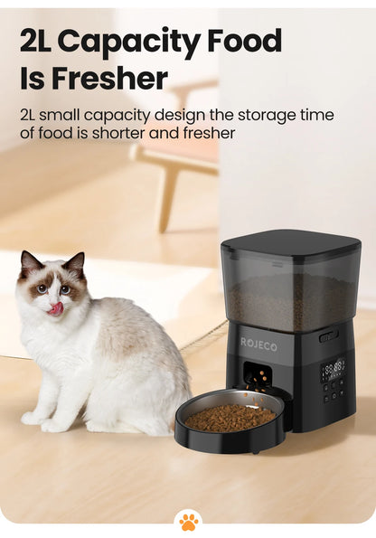 Automatic Pet Feeder – Convenient & Precise Meal Scheduling for Cats & Dogs